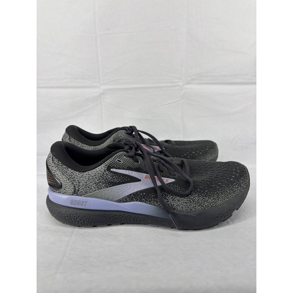 Brooks Ghost 16 Running Sneaker Shoes Womens Black Low Top Lace Up 12